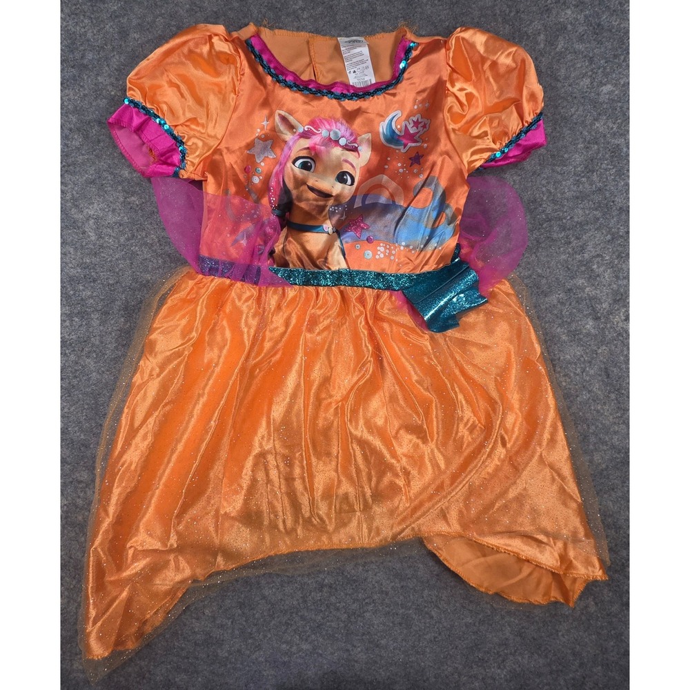 My Little Pony Sunny Starscout Costume Dress Orange Girls Medium 7-8 Halloween